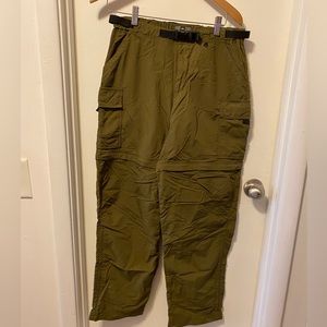 Women’s REI hiking pants, zip off shorts